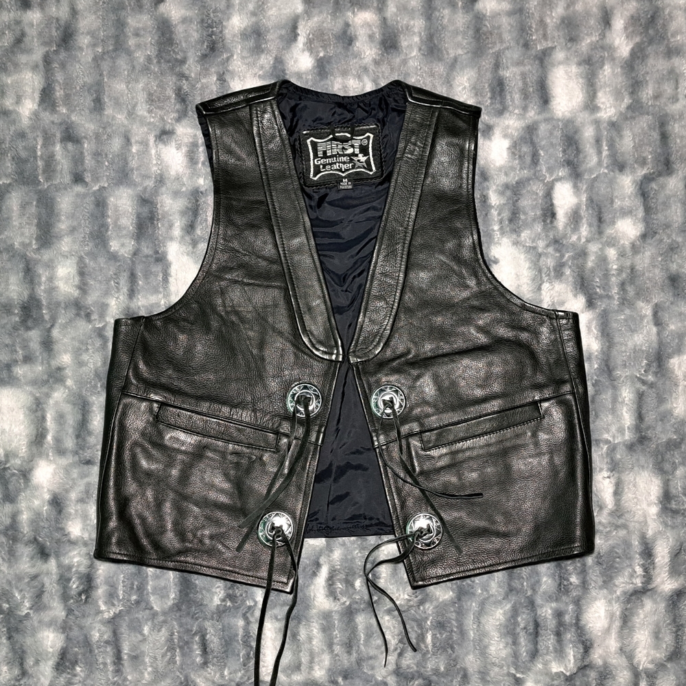 First Genuine Leather Vest